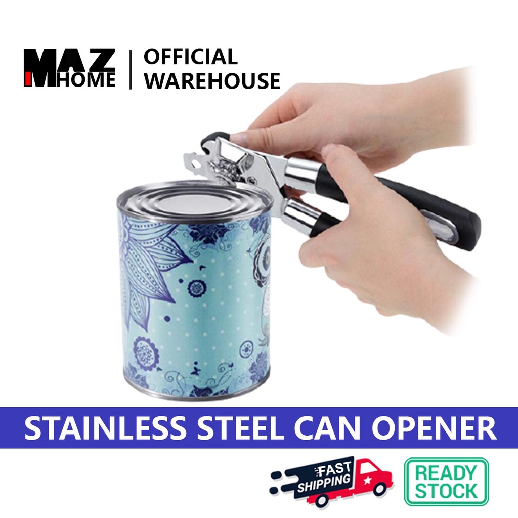 MAZ HOME Stainless Steel Multifunctional Can Bottle Opener Pembuka Tin 多功能开罐器