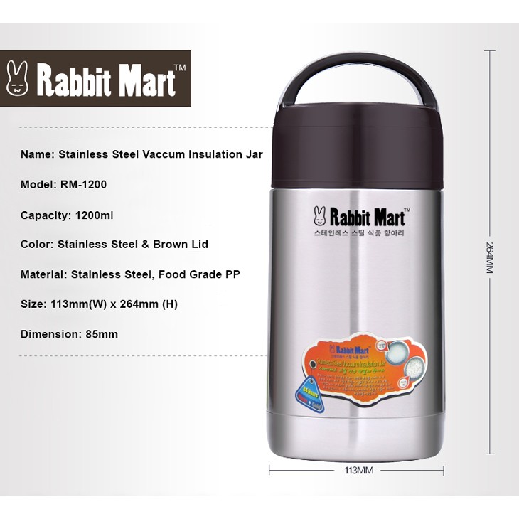 rabbit mart thermos