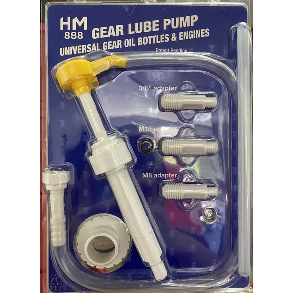 HM888 GEAR LUBE PUMP UNIVERSAL GEAR OIL BOTTLES & ENGINES Shopee