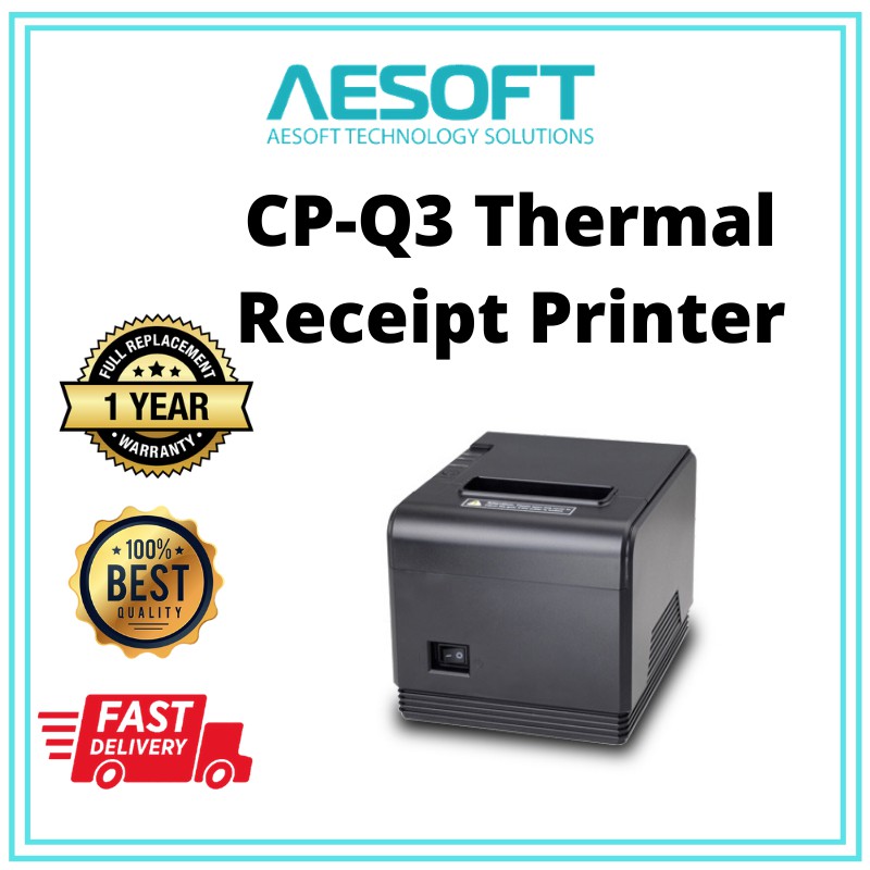 CPQ3 Thermal Receipt Printer for Storehub, Slurp and More Shopee