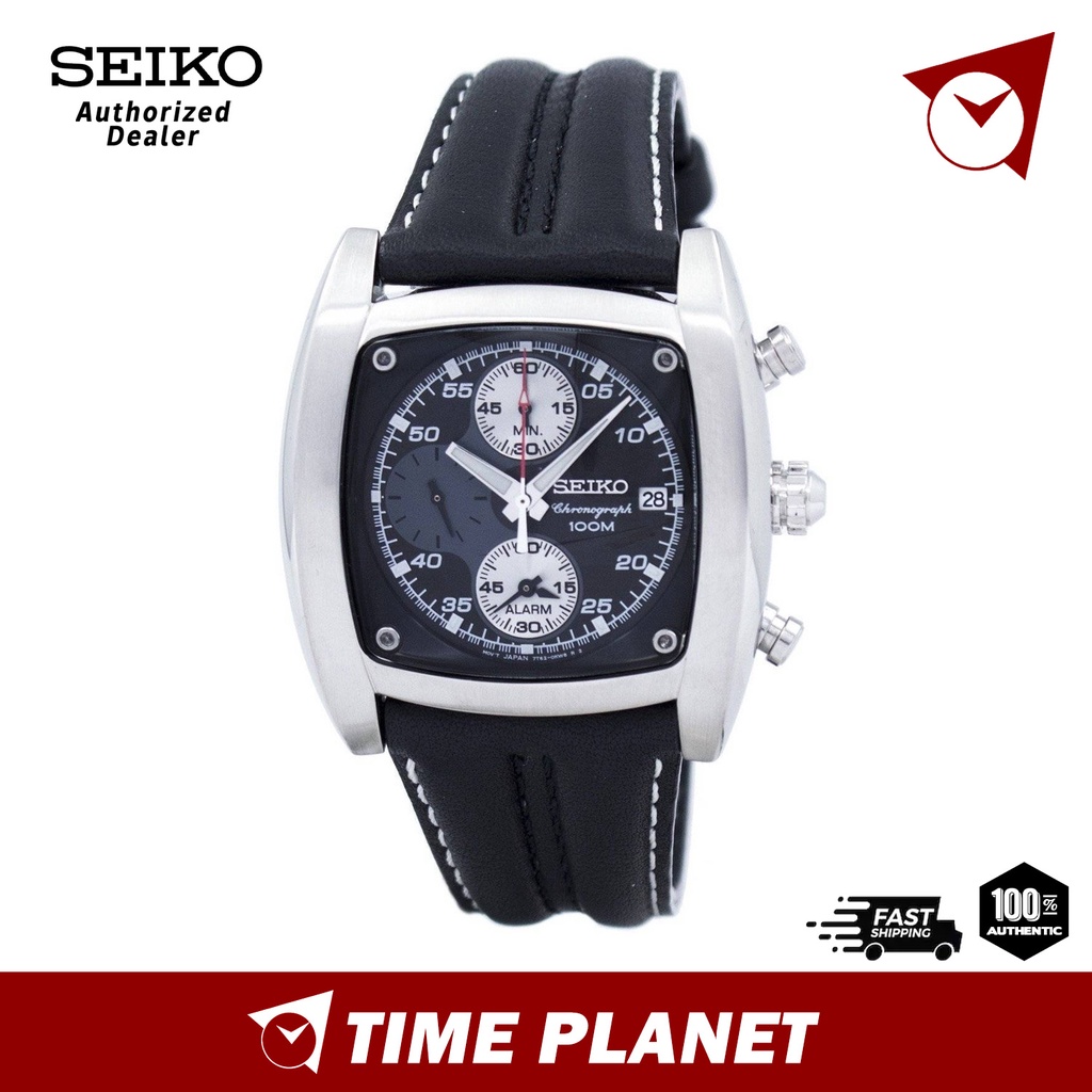 Official Warranty] Seiko SNAB03 Chronograph Men's Watch Alarm Quartz |  Shopee Malaysia