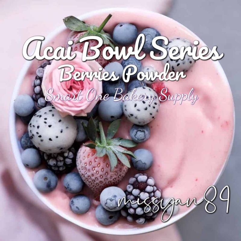 100% Pure Berries Powder Acai Bowl Maqui Blueberry Pomegranate Raspberry Elderberry Mulberry Goji Cherry Cactus Berry