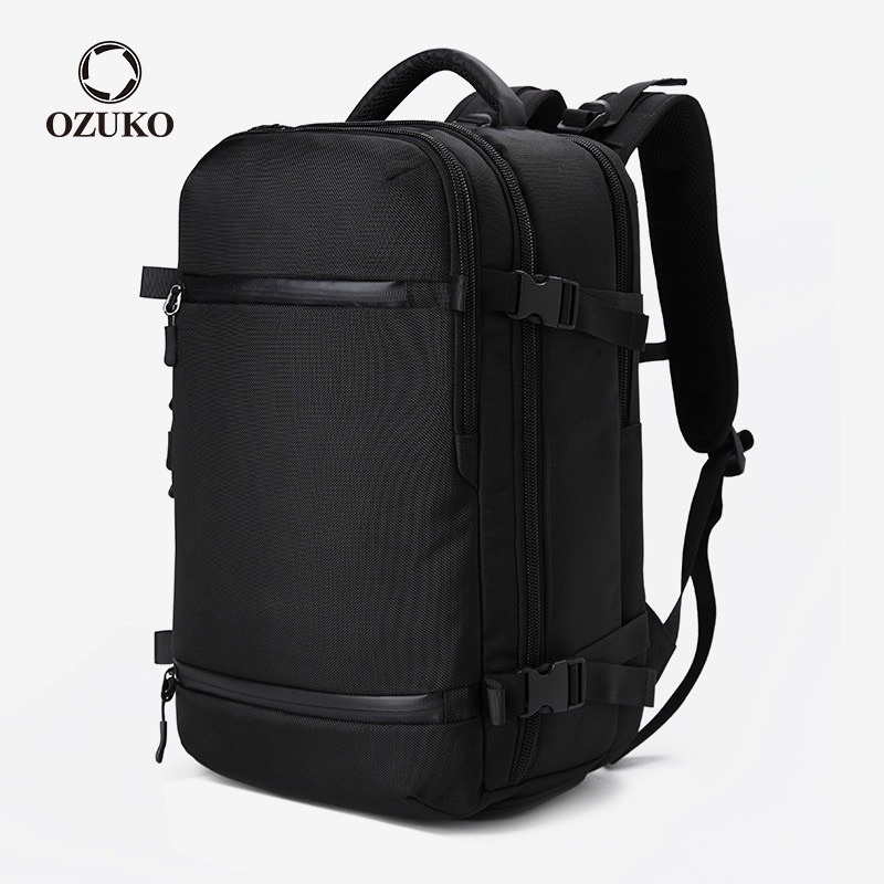 OZUKO 20-inch Men Stylist Travel Laptop Backpack Business School College Bag with USB Charging Port (Type 5)