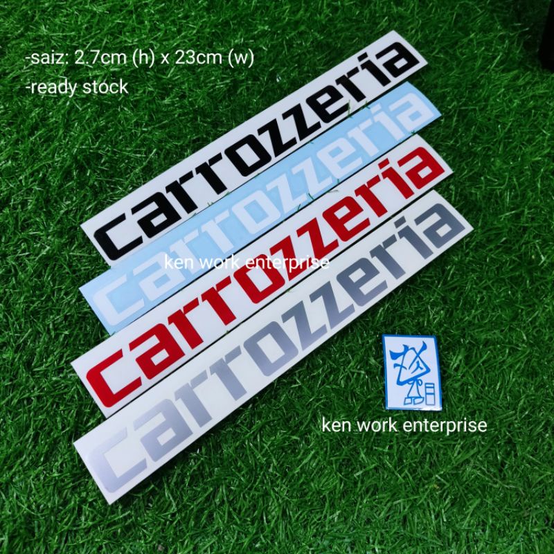 Sticker carrozzeria car sticker mirror sticker body sticker Shopee