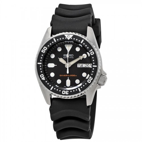 Seiko Men Sports Automatic Diver 200m Rubber Strap Watch SKX013K1 (100% ...