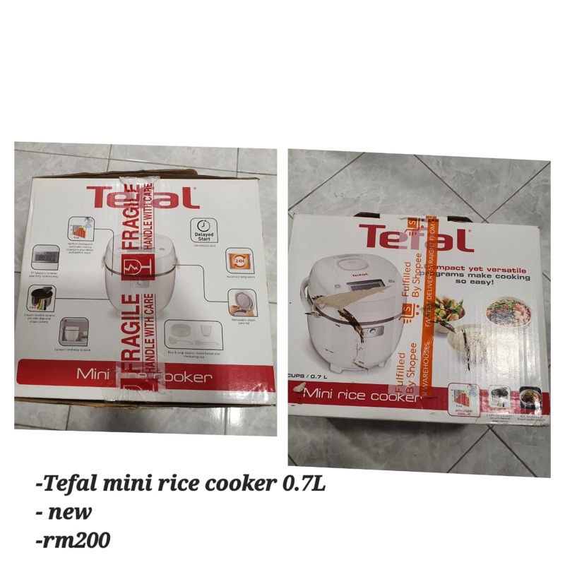 Tefal Mini Rice Cooker 0.7L Shopee Malaysia