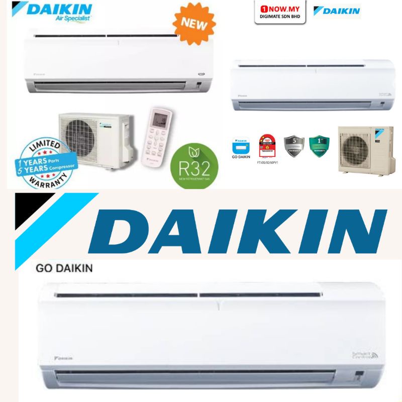 AIRCOND DAIKIN 1HP NEW Shopee Malaysia