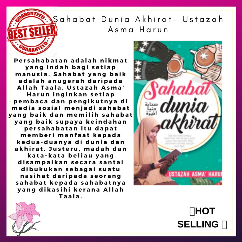 Sahabat Dunia Akhirat Inspirasi Murabbi Cantik Ustazah Asma Harun Ustazah Norhafizah Musa Shopee Malaysia