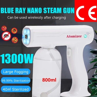 mesin semburan 🔤 800ml  Portable USB Nano Sanitizer Spray Fogger Machine Hair Nanos Steam Spray 消毒槍 for