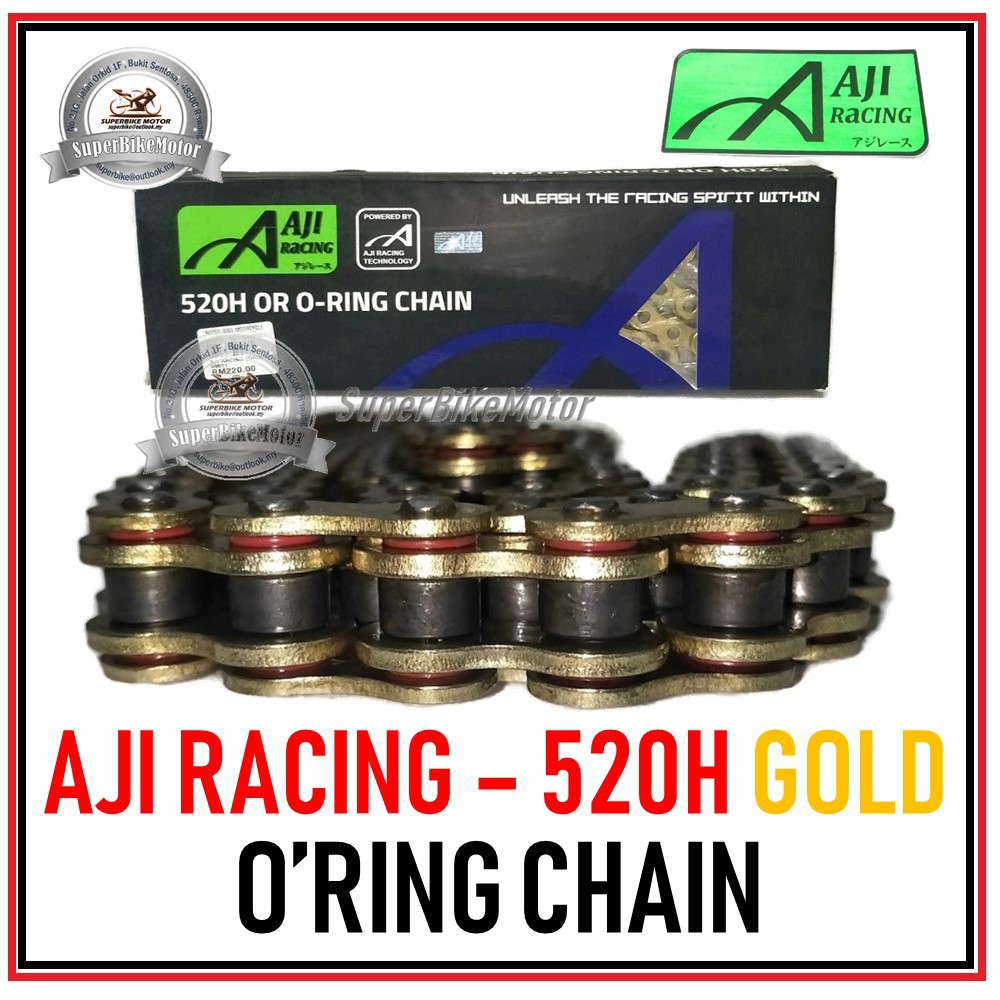 Aji Racing Chain O Ring 5h X 1l Gold Shopee Malaysia