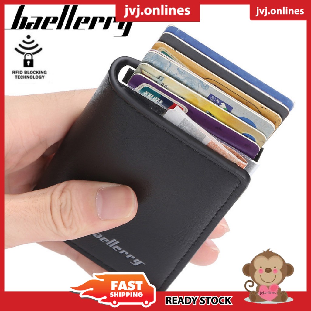 Ready StockNew Korean Men Wallet  Pop Up Card Holder Mini  