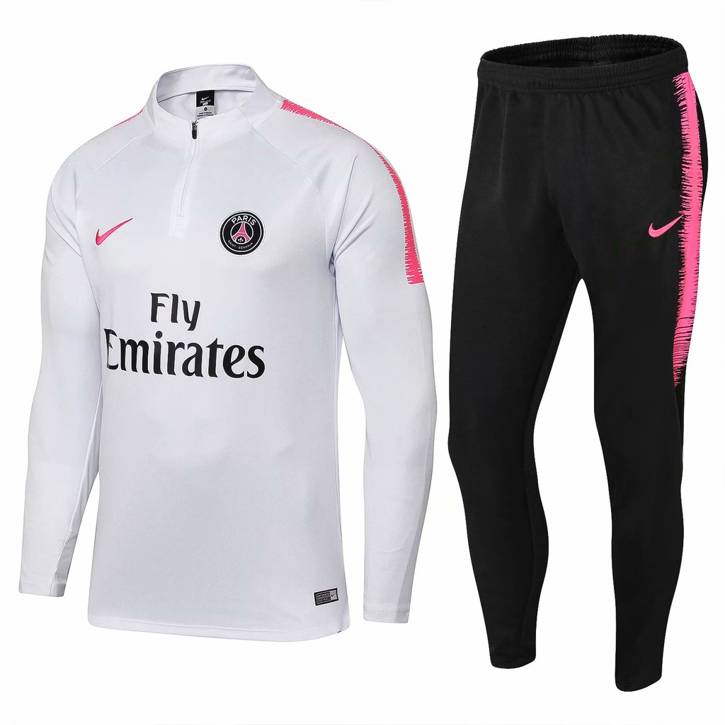 psg white long sleeve jersey