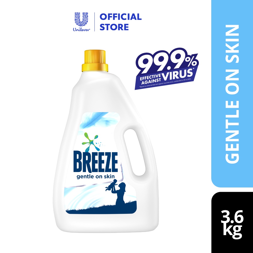 Breeze Detergent Liquid Gentle on Skin 3.6kg | Shopee Malaysia