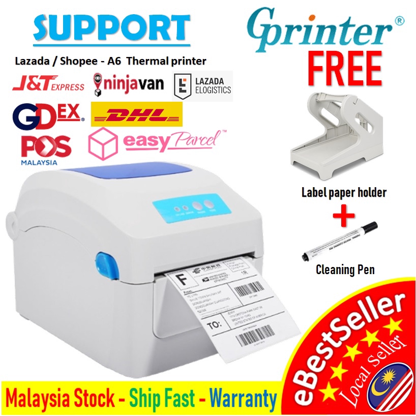 Как подключить термопринтер gprinter gp 1324d