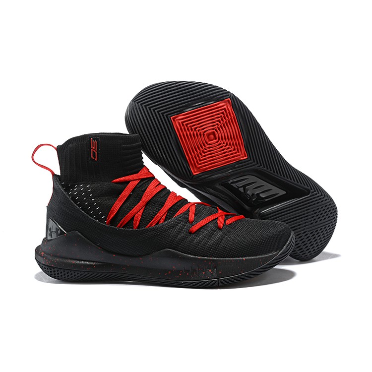 curry 5 black red