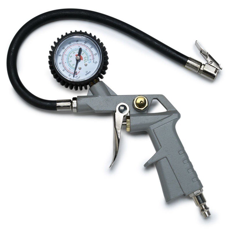 Car Van Truck Tyre Tire Air Line 1PC Tyre Tire Air Pressure Gauge Meter