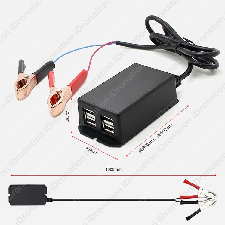 charge 8v battery with 12v charger