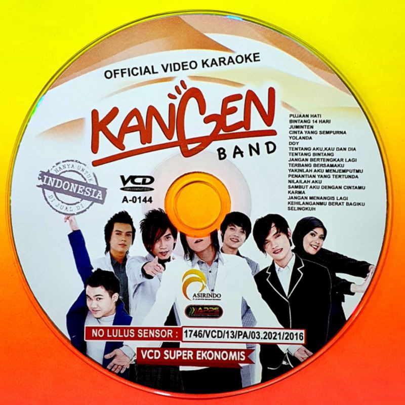 Original Kangen Band Karaoke Songs Video Music Cassette Kaset Video Musik Original Lagu Karaoke Kangen Band Shopee Malaysia