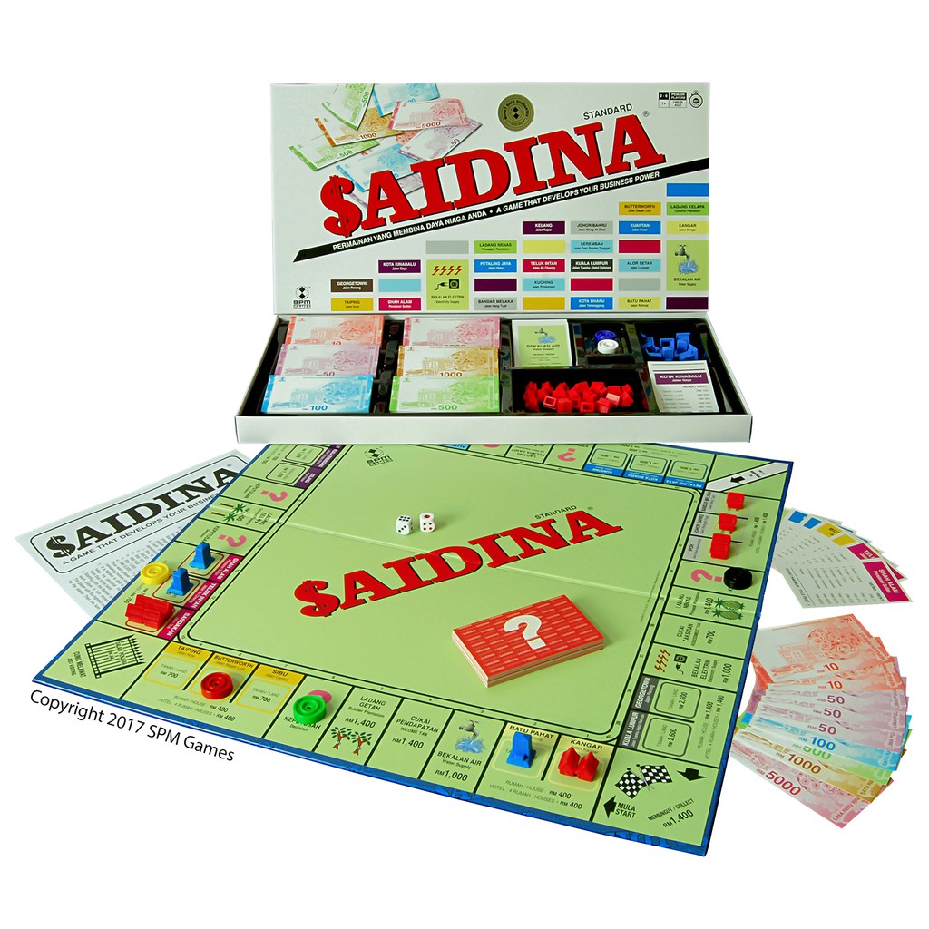 Saidina Standard SPM21 (BM/Eng) BoardGames Millionaire/Jutaria SPM 21