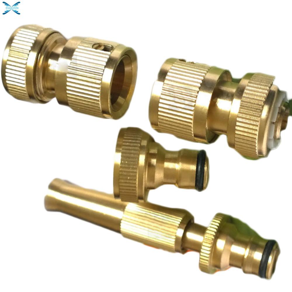 Hose Fitting set Replacement Garden Pipe Fittings Metal Hosepipe Tap ...