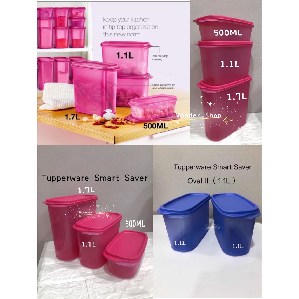 Tupperware Smart Saver Oval I / II / III