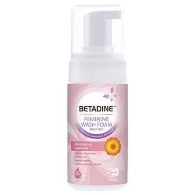 Betadine Feminine Wash Foam - moisturising calendula | Shopee Malaysia