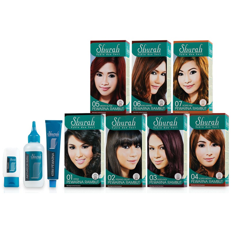  SHURAH  PEWARNA  RAMBUT  7 COLOR TO CHOOSE Shopee Malaysia