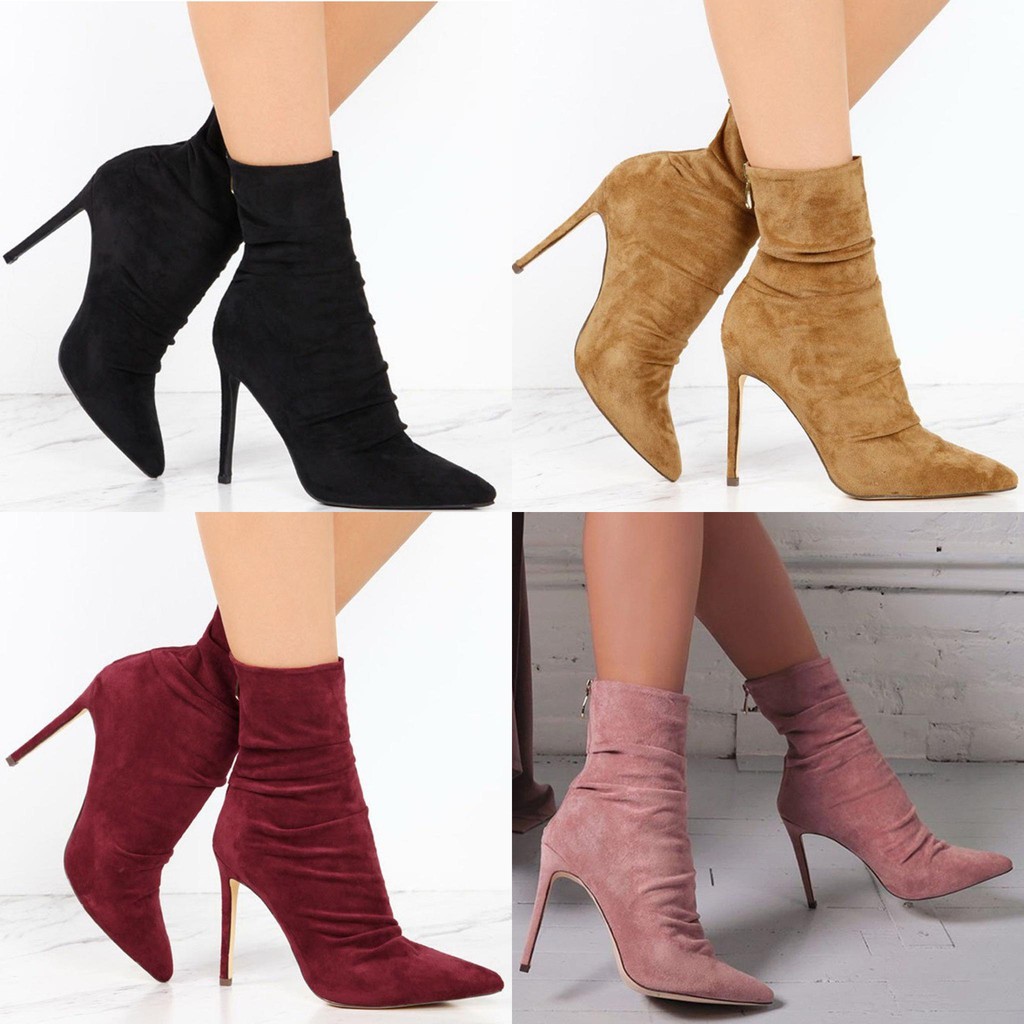 womens pointed ankle boots