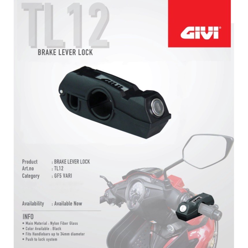 GIVI TL12 BRAKE LEVER LOCK Shopee Malaysia