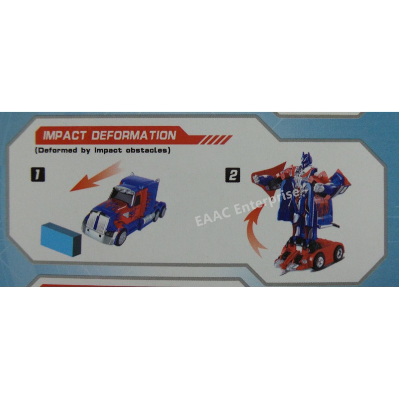 Impact Optimus Prime Robot Vehicle with Pull Back Function