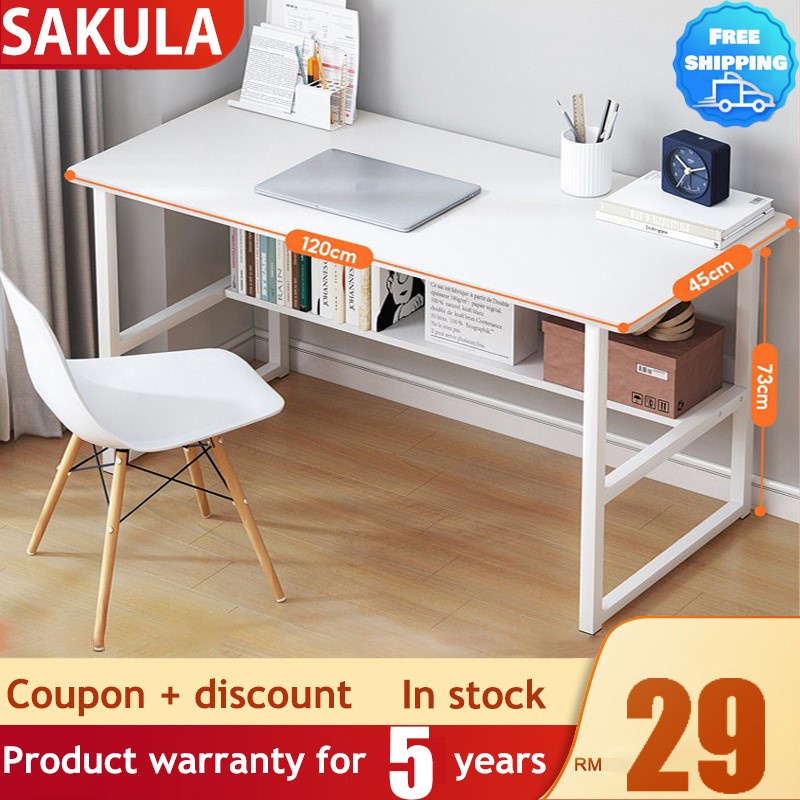 SAKULA Meja Belajar Murah Computer Table Simple Modern Writing Desk