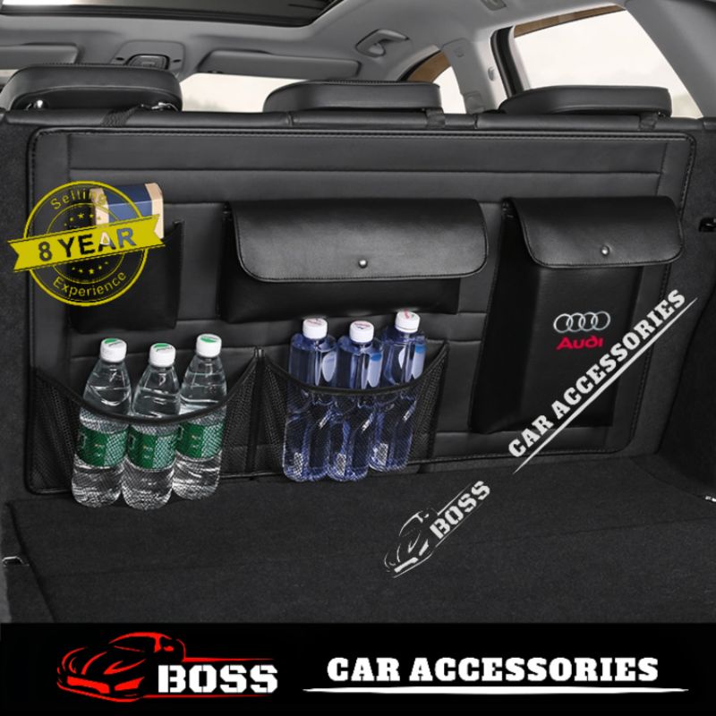 Audi Q1 Q2 Q3 Q4 Q5 Q6 Q7 Q8 SUV Rear Booth Trunk Organizer Protection ...