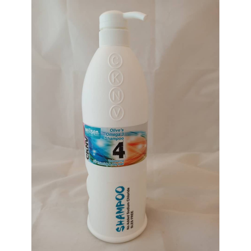 Wellsen Olive S Omega 3 Volumizing Shampoo For Thinning Oily