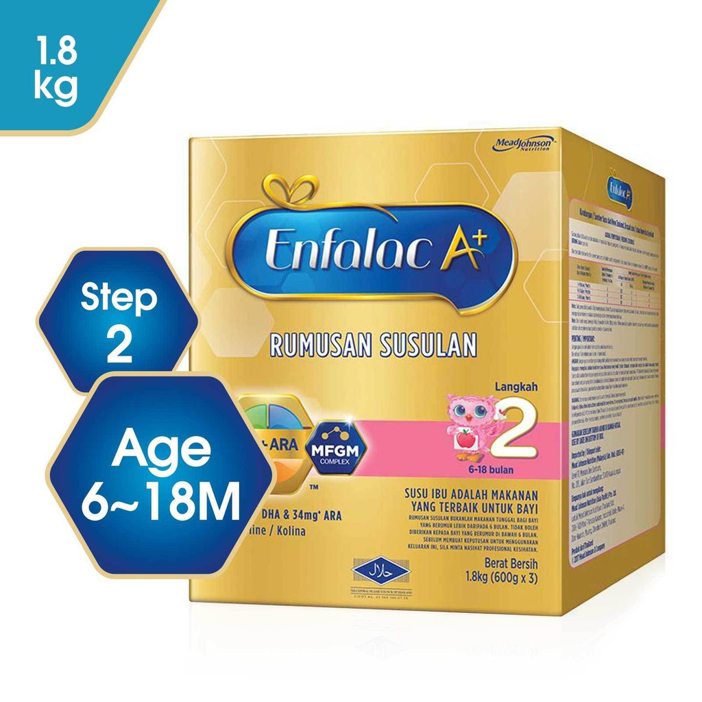 Enfalac A+ step 2 1.8kg (Dented) | Shopee Malaysia