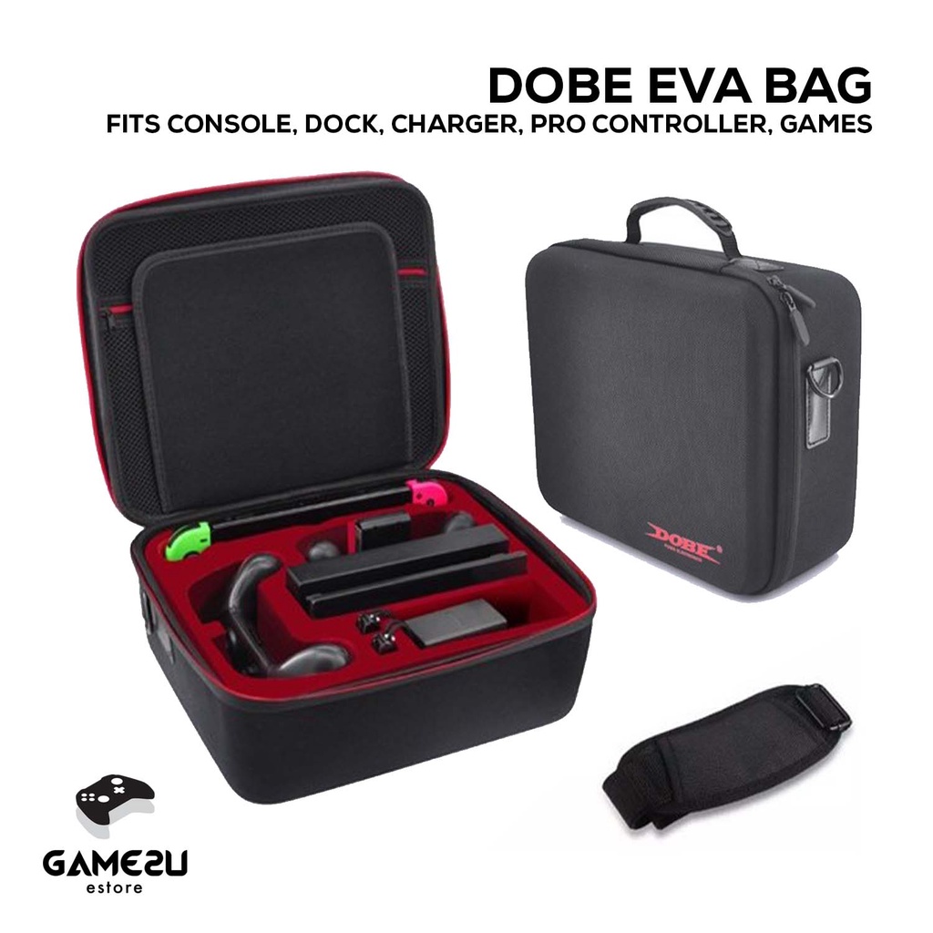 Dobe Storage Eva Bag For Nintendo Switch OLED BAG Shopee Malaysia