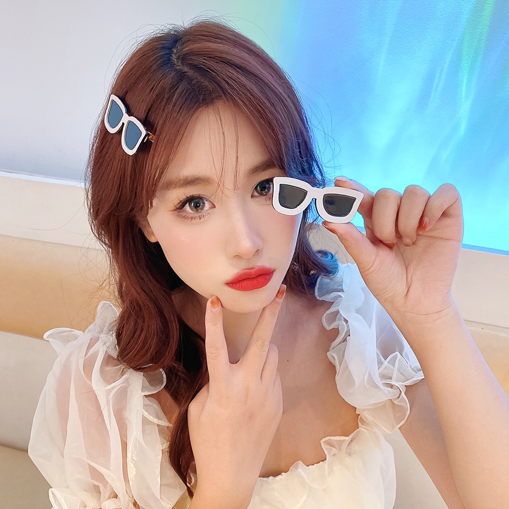 Creative Sunglasses Hair Clip Cute Funny Selfie Side Clip Fun Hair Accessories