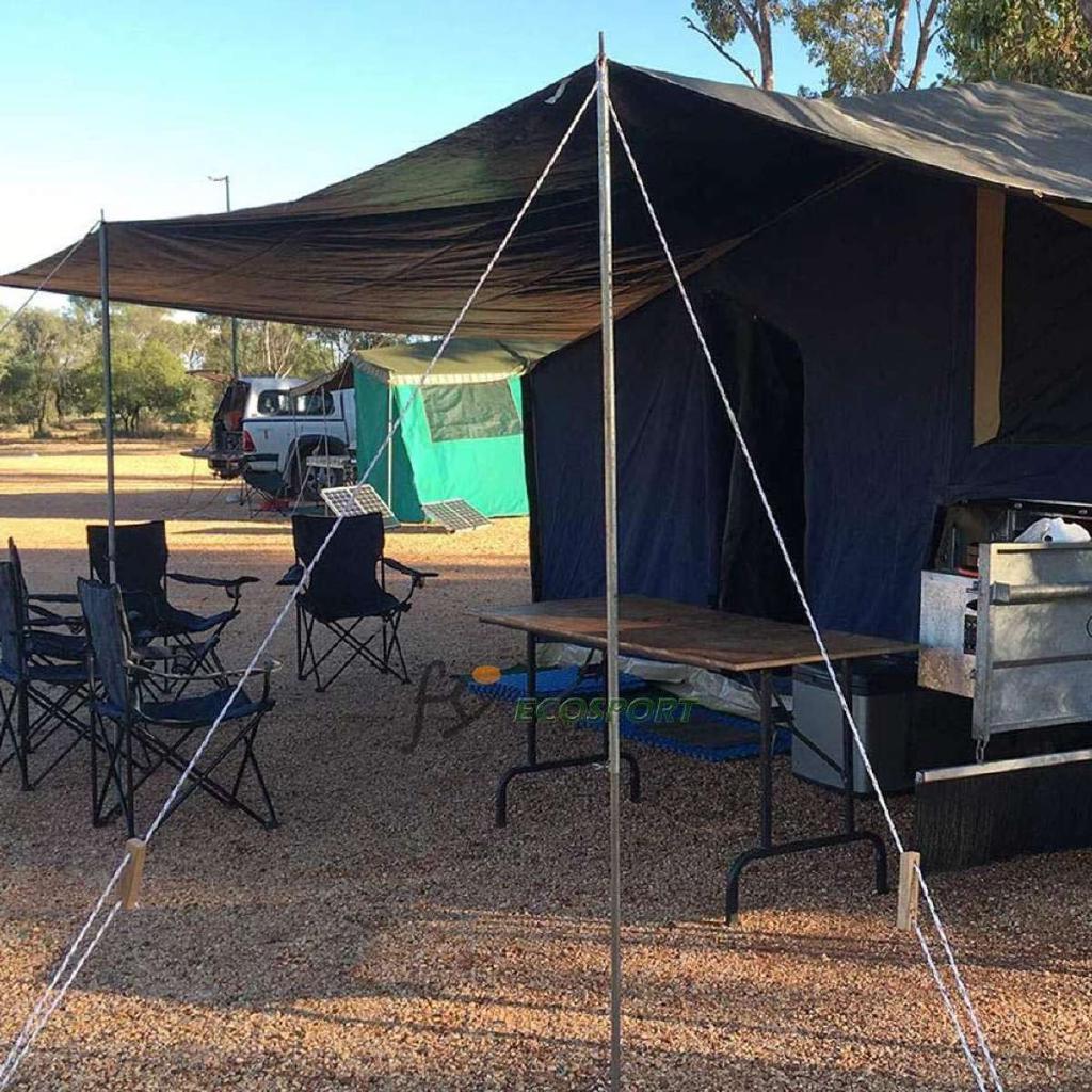 EcoSport Camping Tent Strong Poles, Tent Accessories Adjustable
