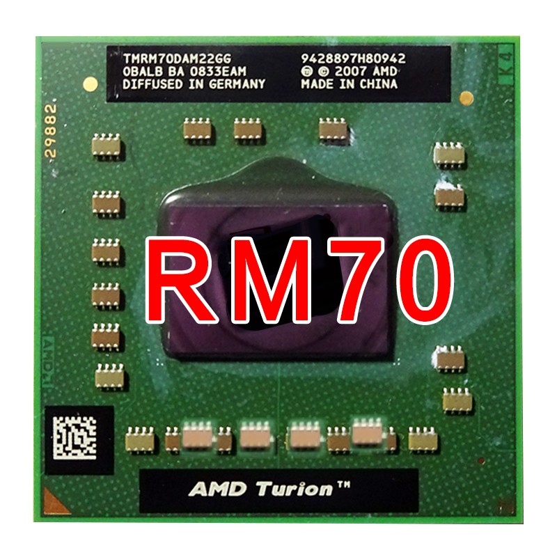 Tecnología móvil Hulics AMD Turion 64 X2 RM-70 RM 70 RM70 RM72 RM74 ...