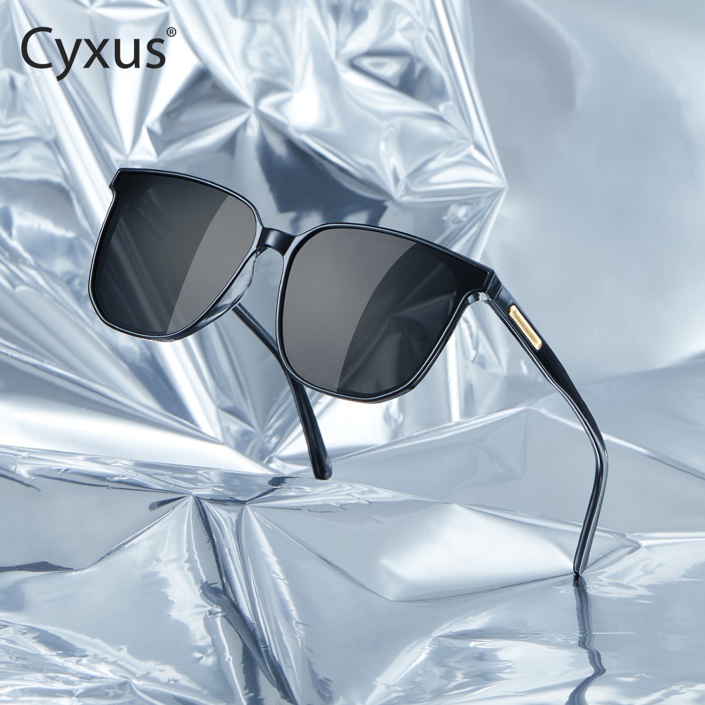 Cyxus Polarized Sunglasses Women or Men UV400 Protection Anti Glare Mirrored Women Sunglasses Camping Driving Glasses Fashion Eyeglasses 1711