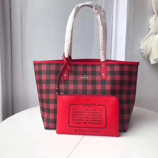 coach plaid handbags