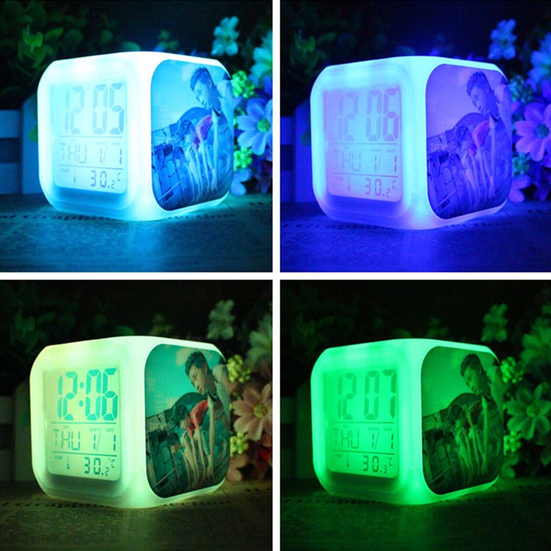 Led Color Changing Alarm Clock Demon Slayer ciudaddelmaizslp.gob.mx