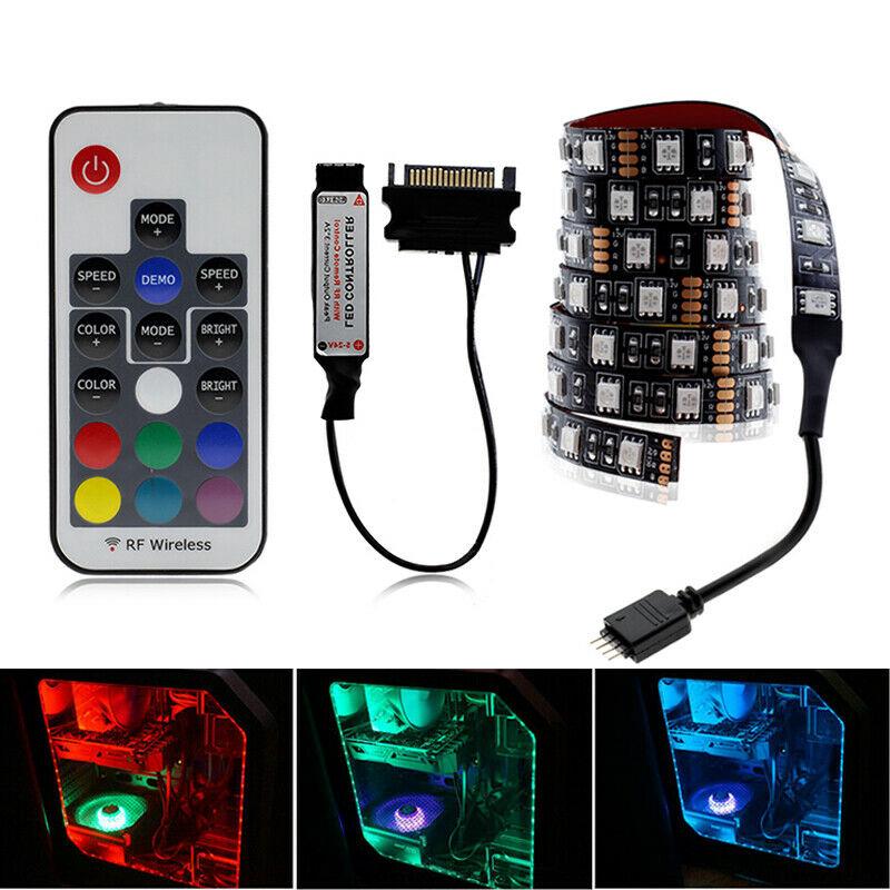 PC Sata LED Strip Light 5050 RGB Computer Case Strip Light Full Set