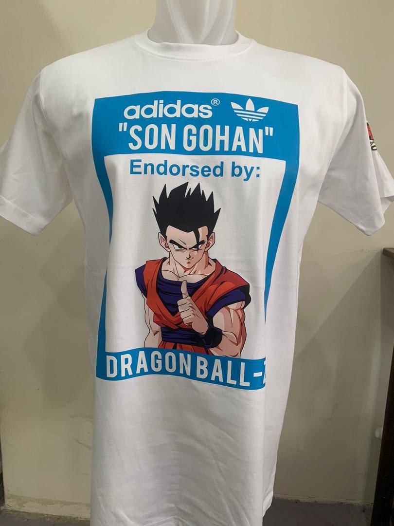 [[New Arrival]] T-Shirt Dragon Ball x Adidas (Son Gohan) (XS to 5XL) | Shopee Malaysia