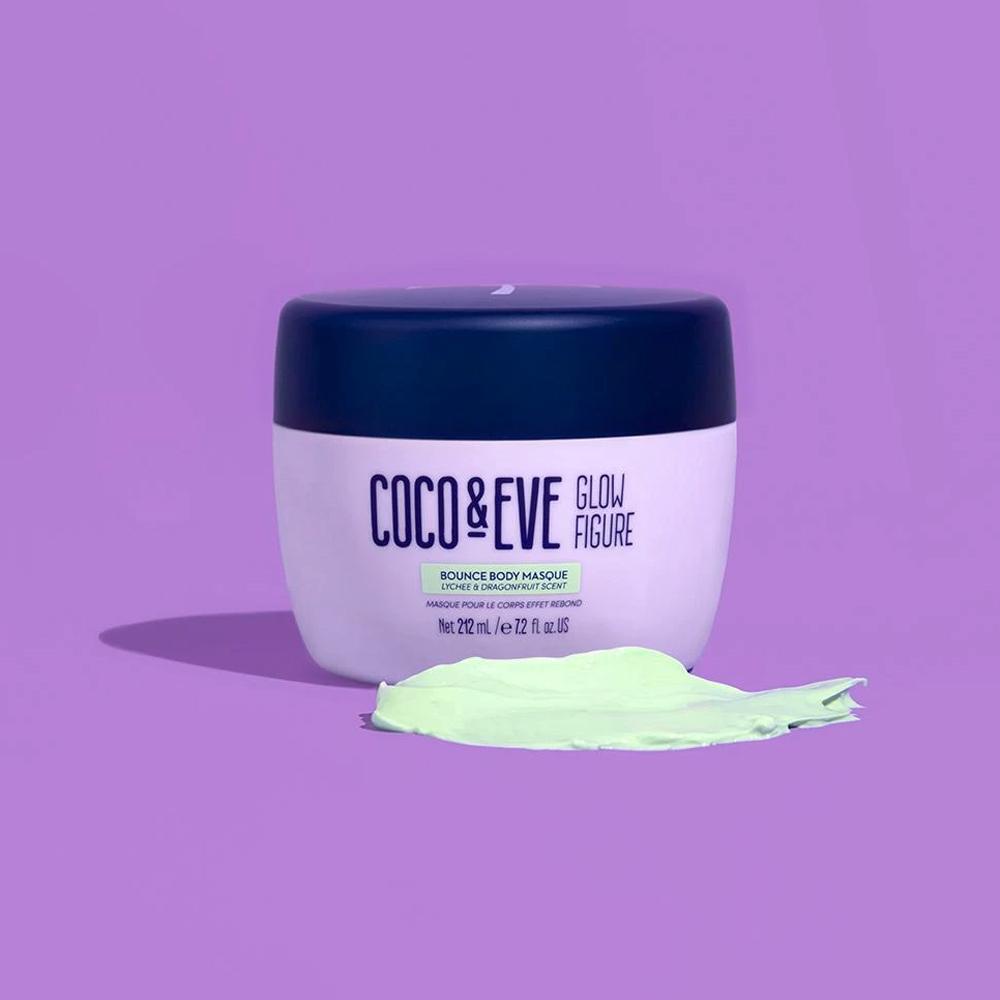 Coco & Eve Bounce Body Masque Lychee and Dragonfruit Scent 212mL
