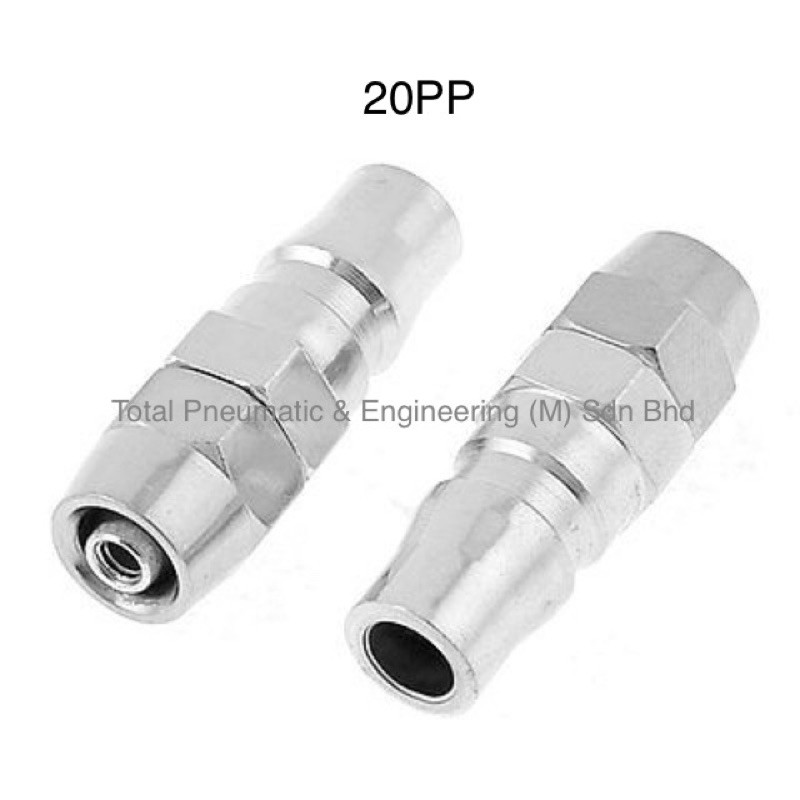 Air Coupler 20PP Quick Coupler For 8MM Air Tube Compressor Hose Coupler
