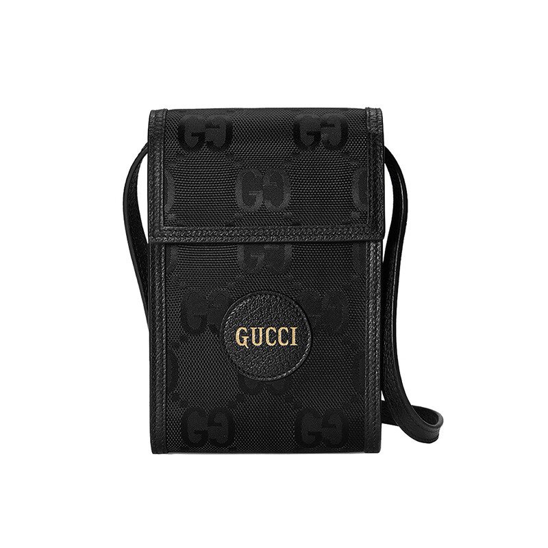 gucci sling bag men Gucci GUCCI MenOff The GridSeries Black Green Recycled  Nylon with Leather DoubleGPattern Mini Crossb | Shopee Malaysia