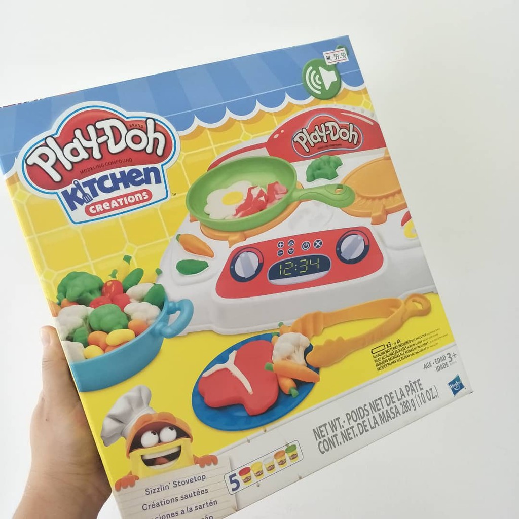 play doh kitchen creations stovetop