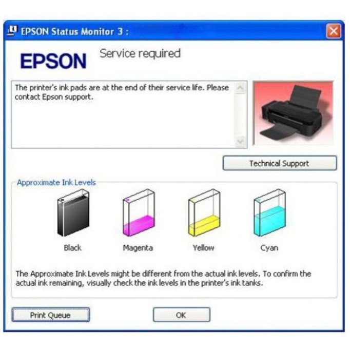 Reset Key Epson L130 L220 L310 L360 L365 Shopee Malaysia 1416