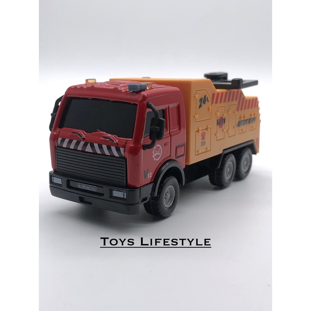 Diecast Car Tow Truck Towing Truck Toy Mainan Mobil Diecast Truk Derek Mobil Tow Truck Shopee Malaysia