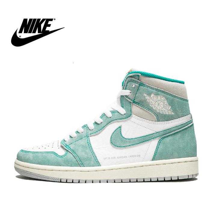 air jordan 1 green white